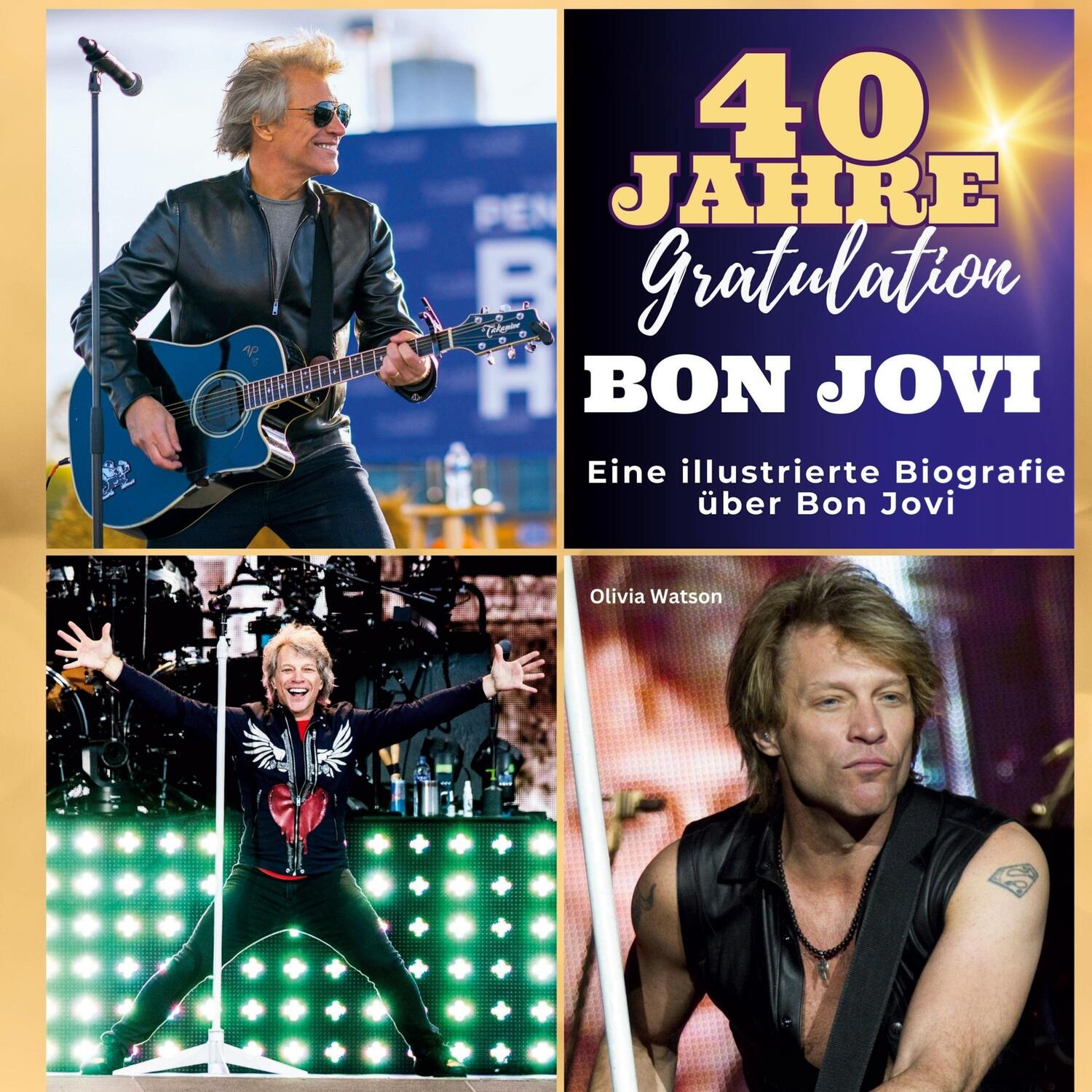 Cover: 9783750561694 | Ein illustrierte Biografie über Bon Jovi | Olivia Watson | Buch | 2023