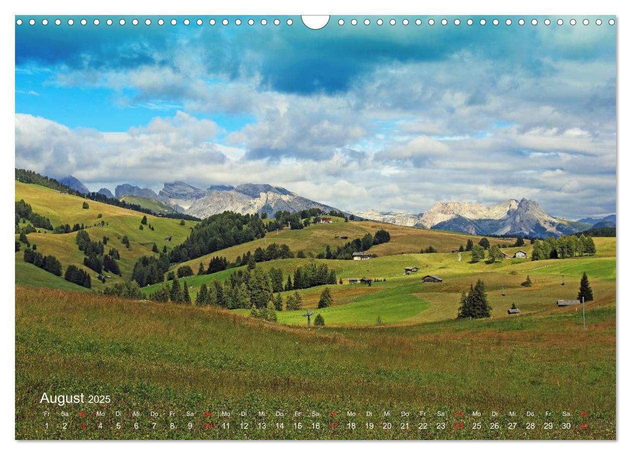 Bild: 9783435672264 | Urlaub auf der Seiser Alm (Wandkalender 2025 DIN A3 quer), CALVENDO...