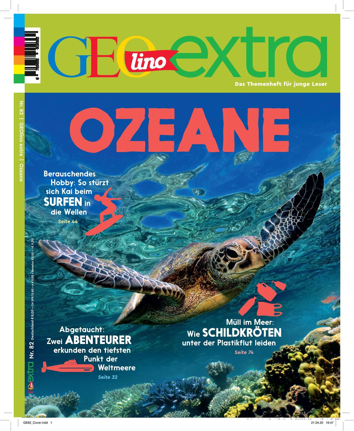 Cover: 9783652009362 | GEOlino Extra / GEOlino extra 82/2020 - Ozeane | Rosa Wetscher | Buch