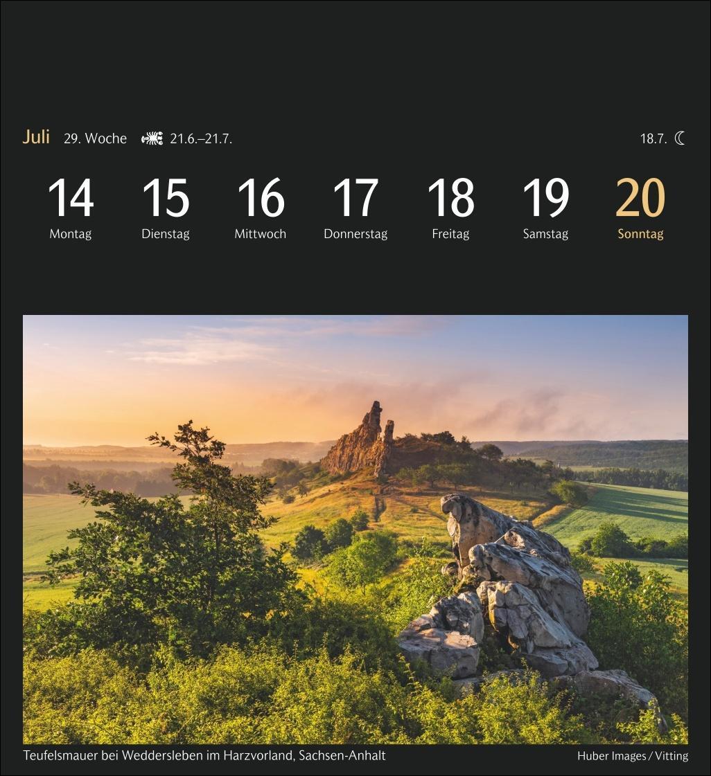 Bild: 9783840035289 | Deutschlands Natur Postkartenkalender 2025 - Kalender mit 53...