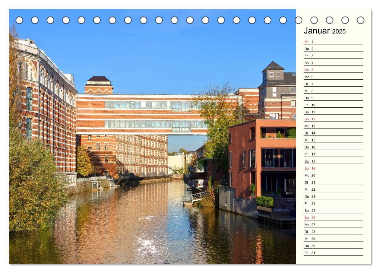 Bild: 9783435518180 | Reise durch Leipzig (Tischkalender 2025 DIN A5 quer), CALVENDO...