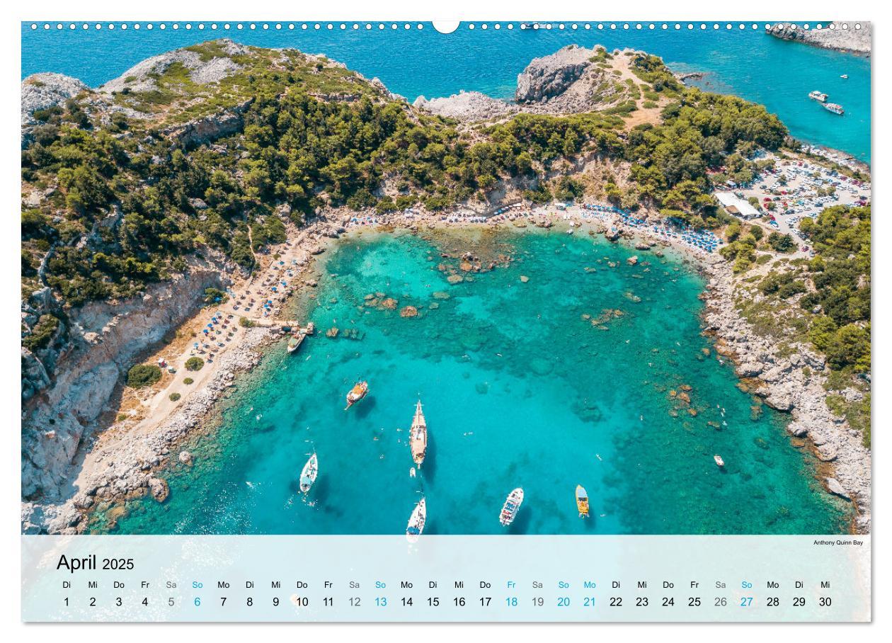 Bild: 9783383926020 | Rhodos - Die Highlights der Insel (Wandkalender 2025 DIN A2 quer),...