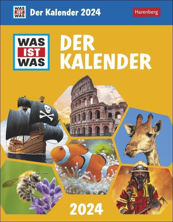 Cover: 9783840032363 | WAS IST WAS - Der Kalender. Tagesabreißkalender 2024....
