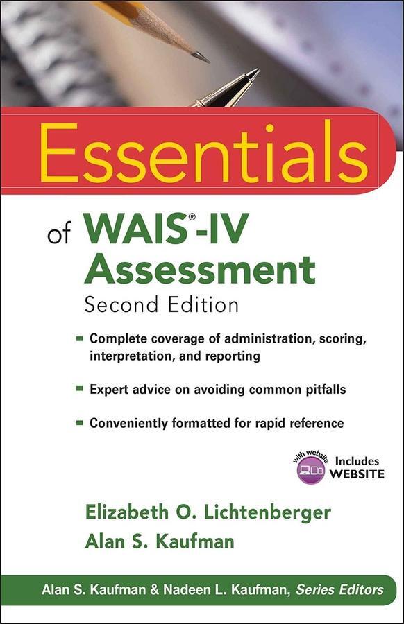 Cover: 9781118271889 | Essentials of WAIS-IV Assessment | Alan S. Kaufman (u. a.) | Buch