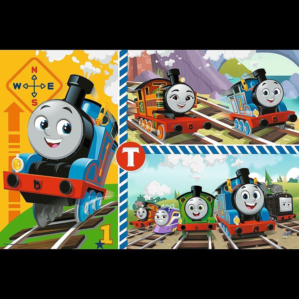 Bild: 5900511420081 | Primo GIANT Puzzle 15 Teile + Malvorlage Thomas die Lokomotive | Spiel
