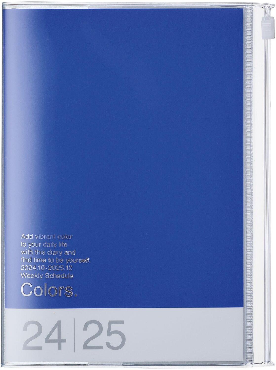 Cover: 4550045128178 | MARK'S 2024/2025 Taschenkalender B6 vertikal, Colors // Blue | Inc.