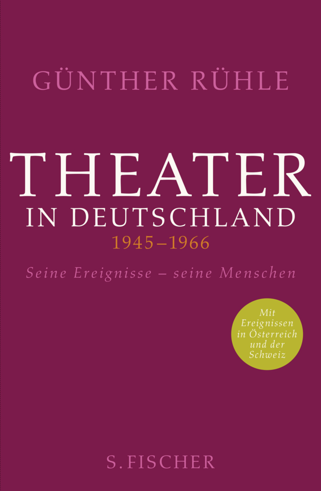 Cover: 9783100014610 | Theater in Deutschland 1945-1966 | Günther Rühle | Buch | 2014