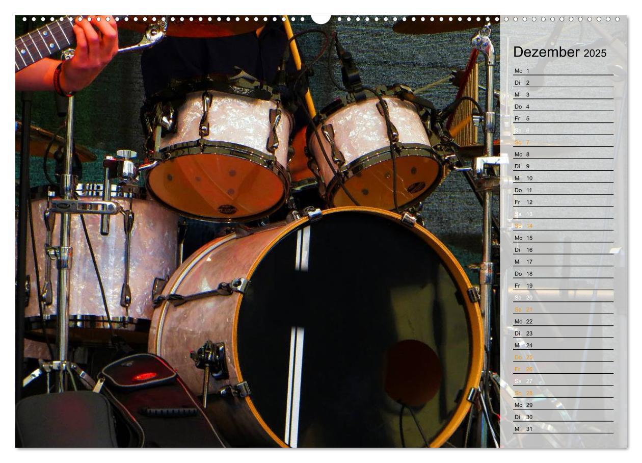 Bild: 9783435424474 | Schlagzeug onstage (Wandkalender 2025 DIN A2 quer), CALVENDO...