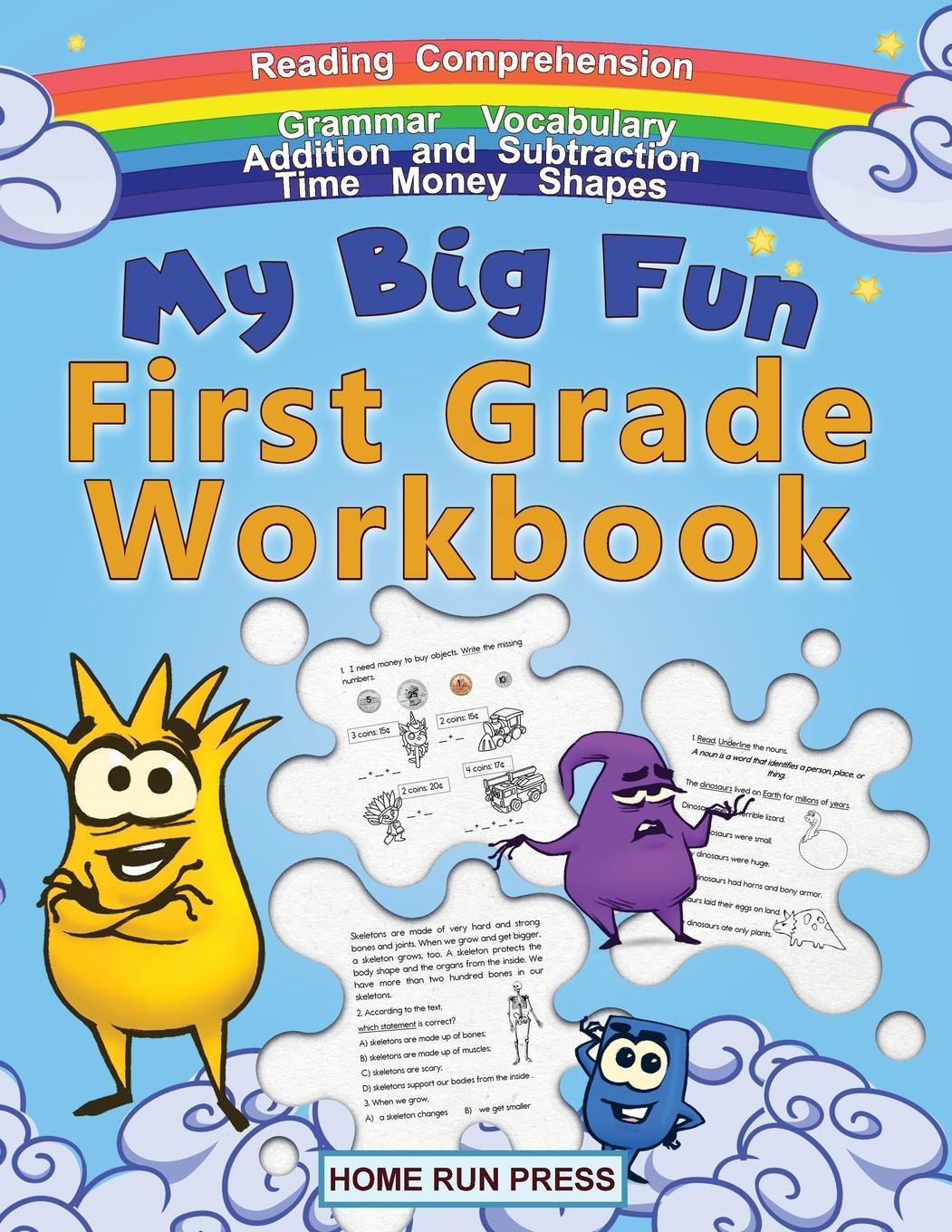 Cover: 9781952368325 | My Big Fun First Grade Workbook | Llc Home Run Press | Taschenbuch
