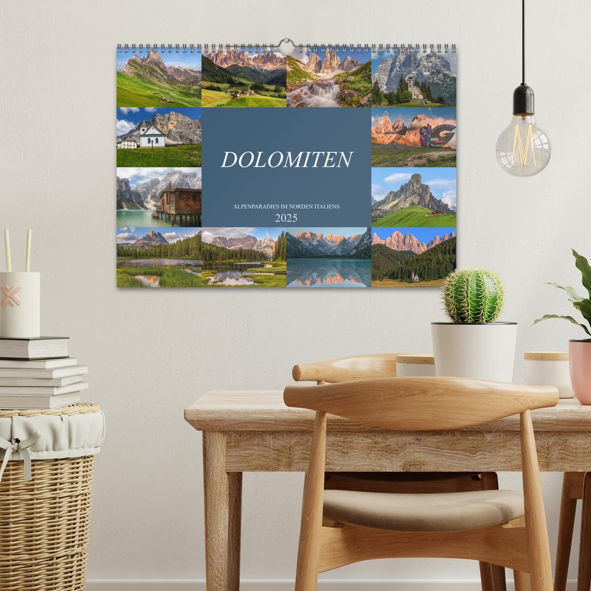 Bild: 9783435310937 | Dolomiten, Alpenparadies im Norden Italiens (Wandkalender 2025 DIN...