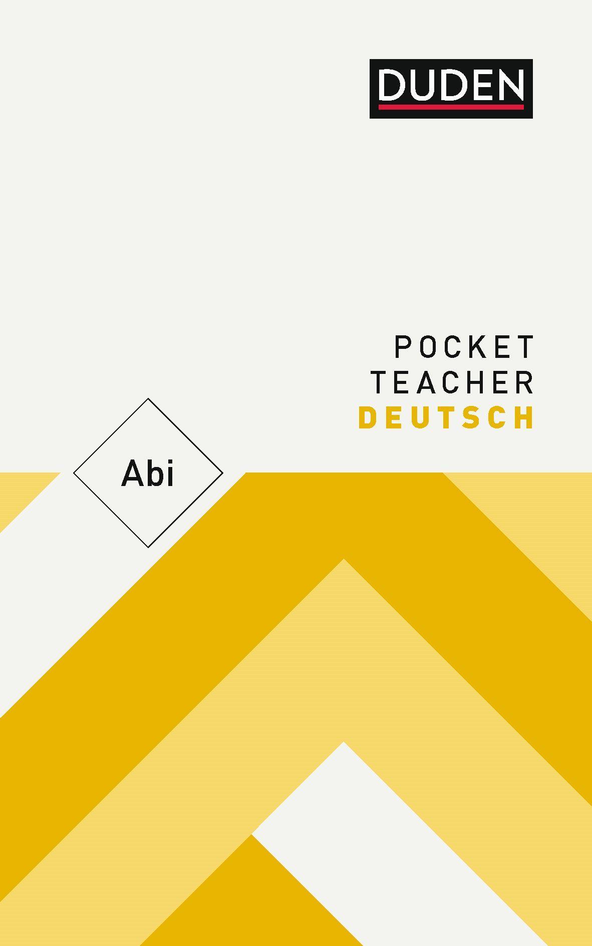 Cover: 9783411872046 | Pocket Teacher Abi Deutsch | Kompaktwissen zur Prüfung | Peter Kohrs