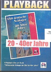 Cover: 9781783059126 | Hildner, G: 140 dt. Schlager der 20-40er/6 Playback-CDs | Hildner