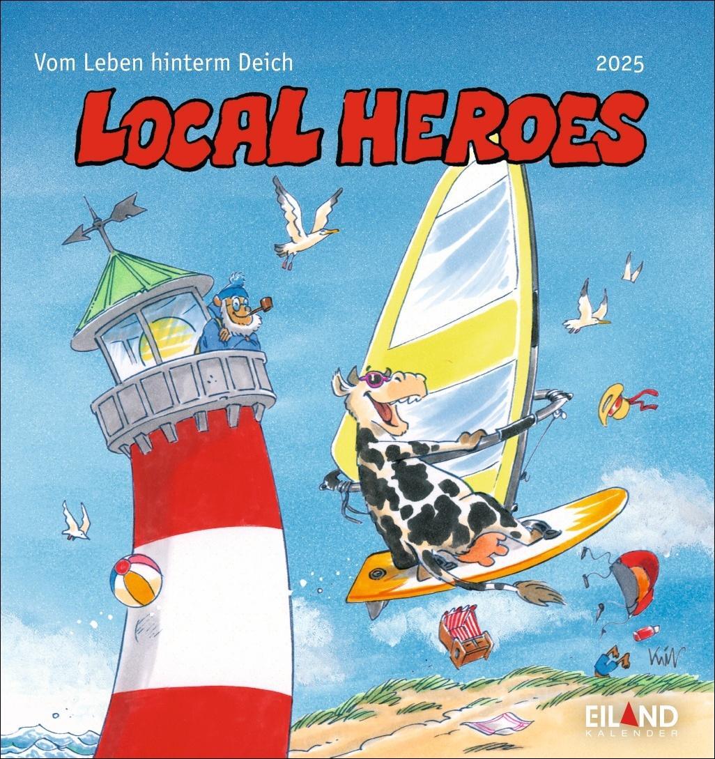 Cover: 9783964023612 | Local Heroes Postkartenkalender 2025 - Vom Leben hinter´m Deich | 2025