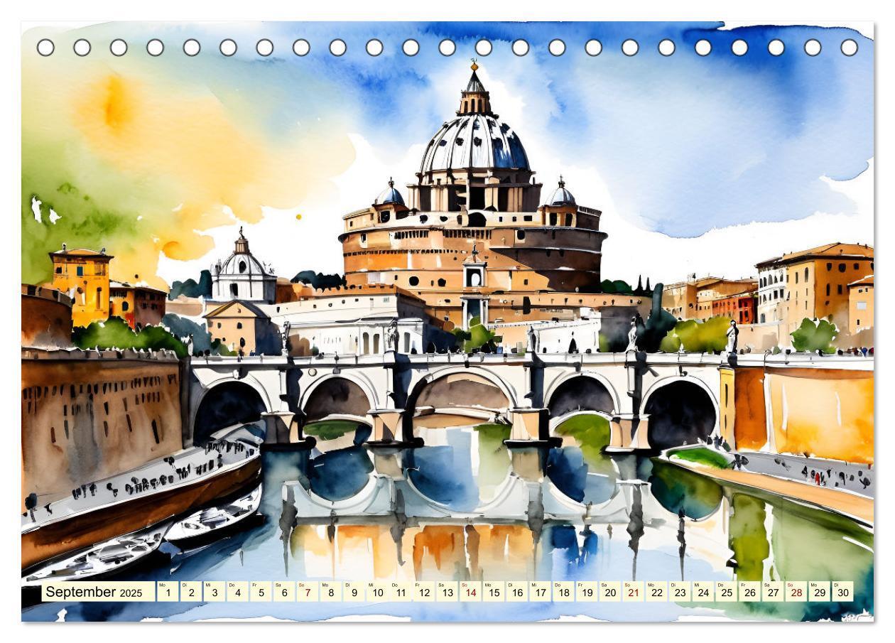 Bild: 9783457176405 | Italien - La dolce vita (Tischkalender 2025 DIN A5 quer), CALVENDO...