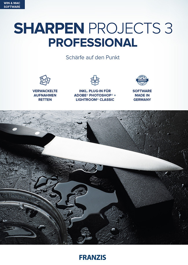 Cover: 4019631707871 | Sharpen projects 3 professional, CD-ROM | Franzis Verlag | CD-ROM