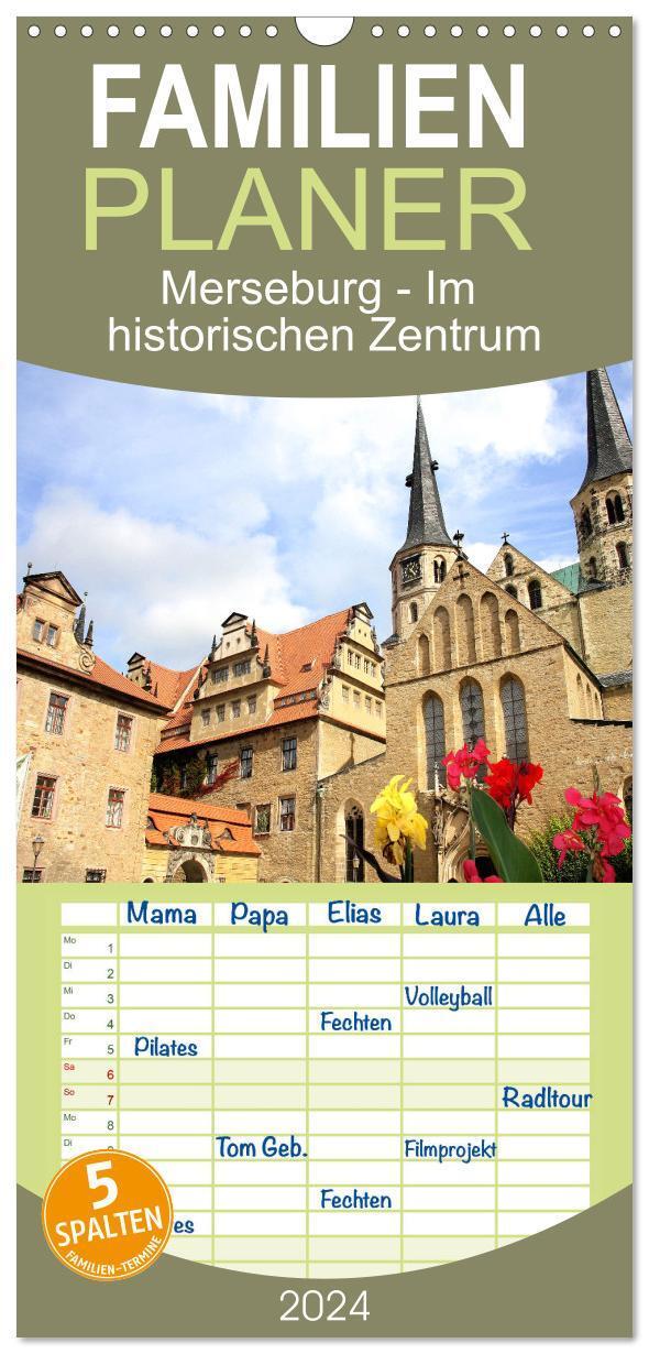 Cover: 9783675656680 | Familienplaner 2024 - Merseburg - Im historischen Zentrum mit 5...