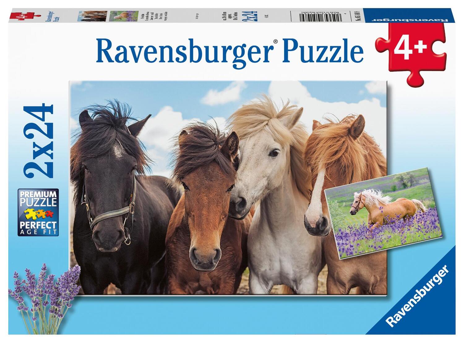 Cover: 4005556051489 | Ravensburger Kinderpuzzle - 05148 Pferdeliebe - Puzzle für Kinder...