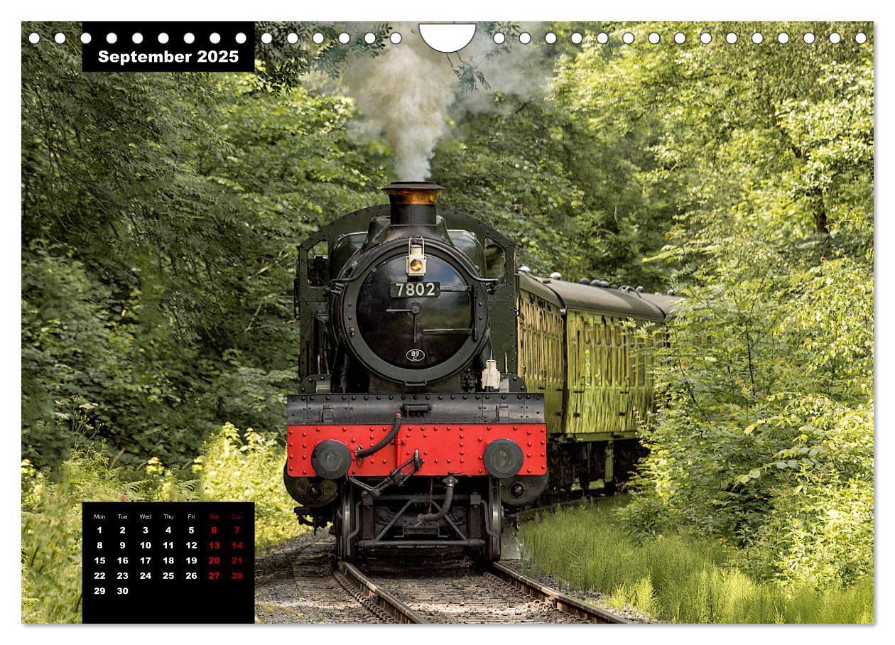 Bild: 9781325977055 | Assorted photographs of STEAM LOCOMOTIVES (Wall Calendar 2025 DIN...