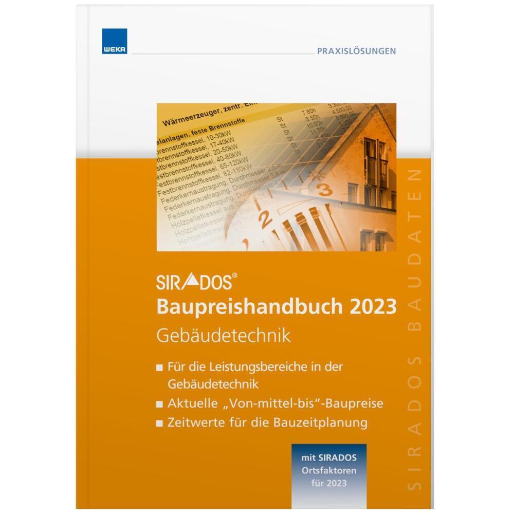 Cover: 9783811104709 | SIRADOS Baupreishandbuch Gebäudetechnik 2023 | Buch | Fachbuch | 2023