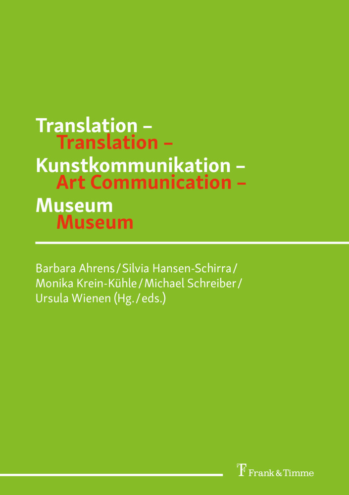 Cover: 9783732907168 | Translation - Kunstkommunikation - Museum / Translation - Art...