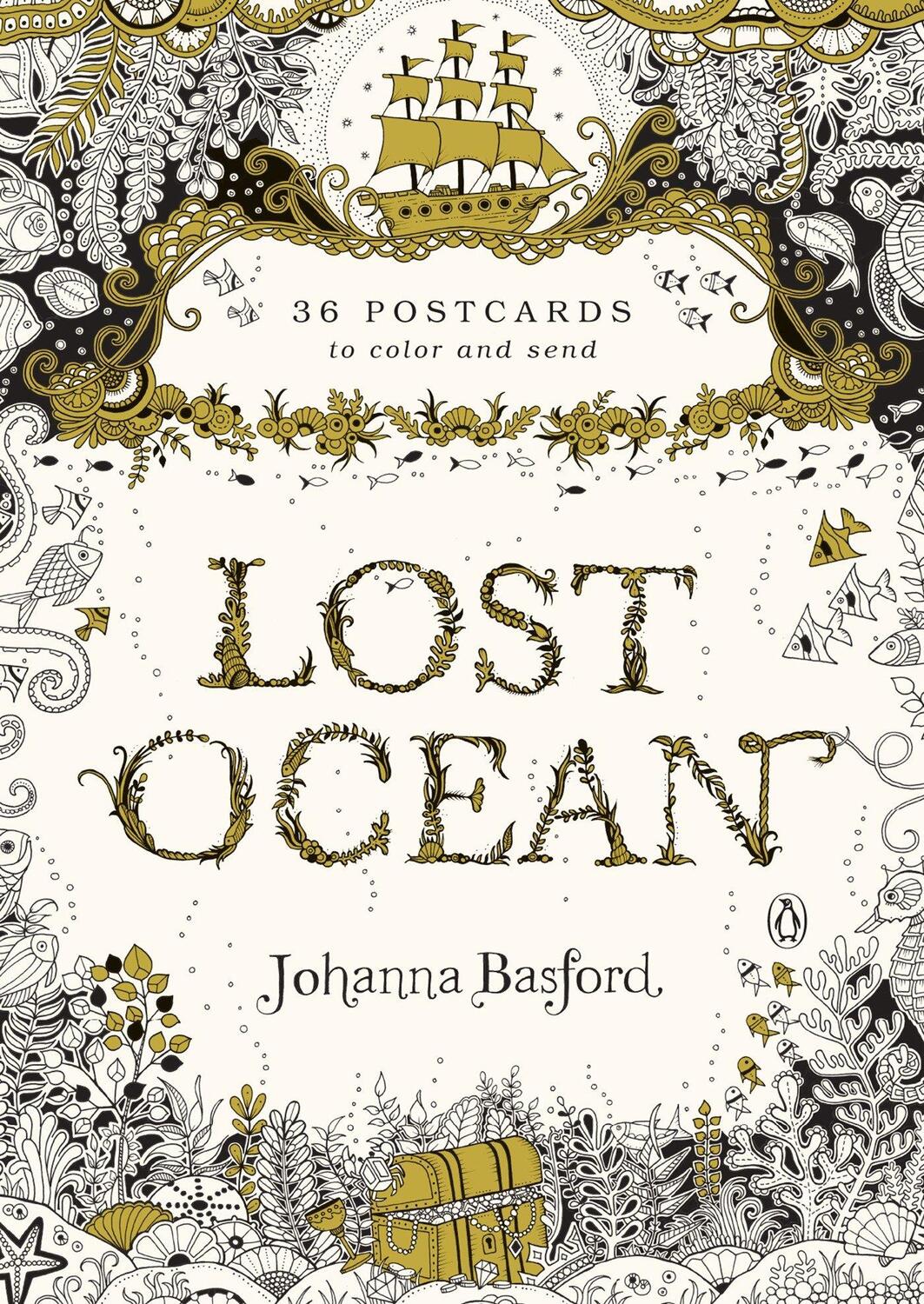 Cover: 9780143110217 | Lost Ocean: 36 Postcards to Color and Send | Johanna Basford | Buch