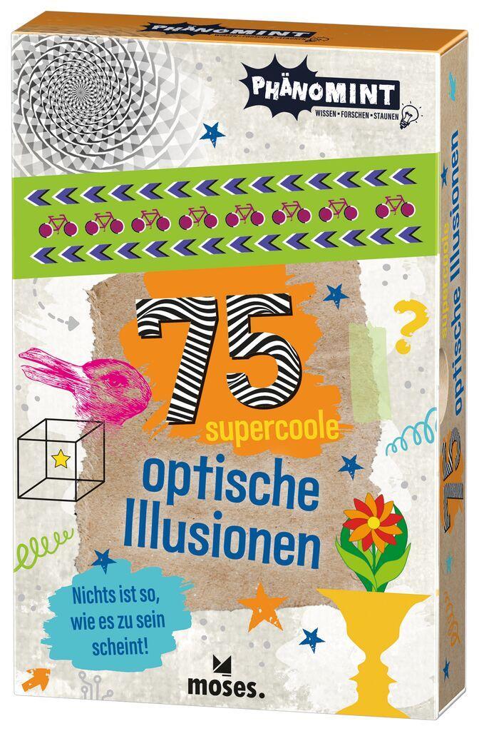Cover: 9783964551641 | PhänoMINT 75 supercoole optische Illusionen | Elke Vogel | Taschenbuch