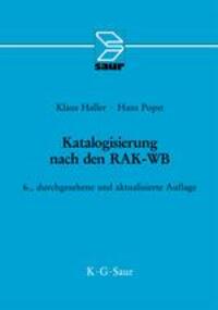 Cover: 9783598116261 | Katalogisierung nach den RAK-WB | Klaus Haller (u. a.) | Taschenbuch