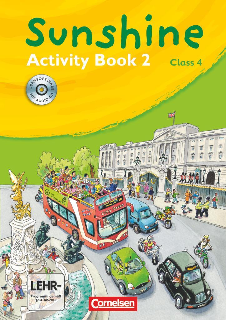Cover: 9783464347058 | SUNSHINE 2. 4. Schuljahr. Activity Book mit CD-ROM. Allgemeine Ausgabe