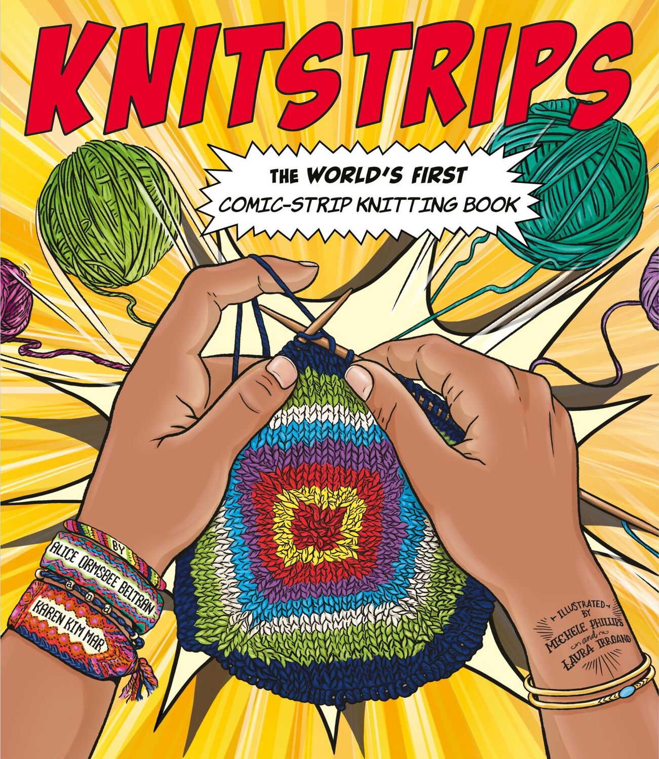 Cover: 9781419740664 | Knitstrips: The World's First Comic-Strip Knitting Book | Taschenbuch