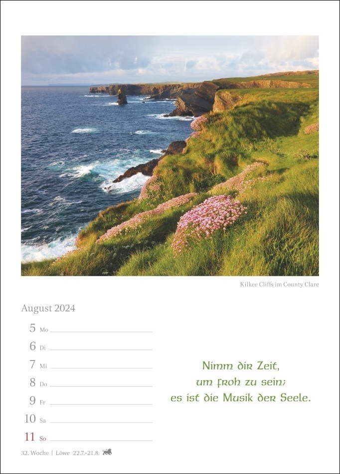 Bild: 9783840031618 | Irische Segenswünsche Wochenkalender 2024. Ein Foto-Kalender voll...