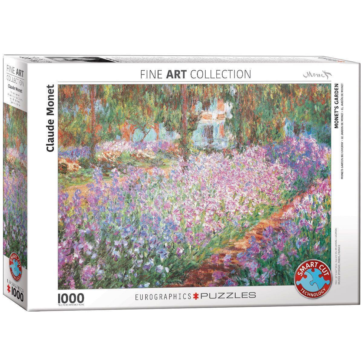 Cover: 628136649087 | Monets Garten bei Giverny von Claude Monet 1000 Teile | Claude Monet
