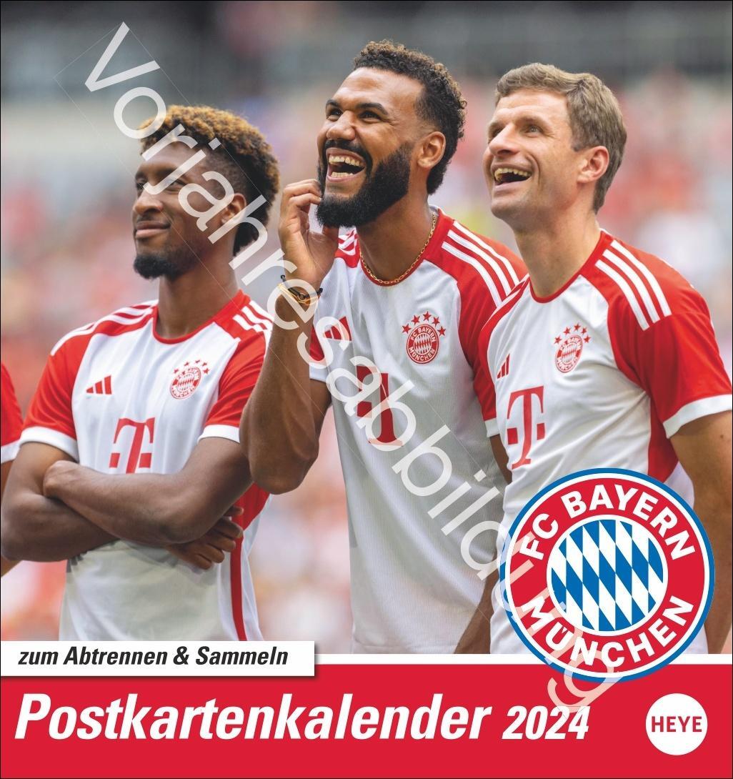 Cover: 9783756405466 | FC Bayern München Postkartenkalender 2025 | Heye | Kalender | 13 S.