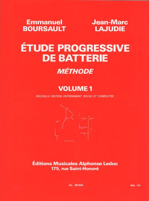 Cover: 9790046259234 | Etude Progressive de Batterie 1 | Boursault_ Lajudie | Buch