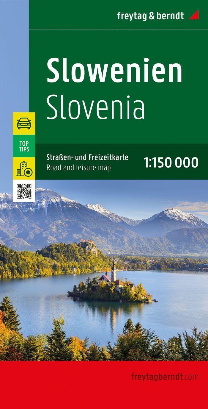 Cover: 9783707921724 | Slowenien, Straßen- und Freizeitkarte 1:150.000, freytag &amp; berndt