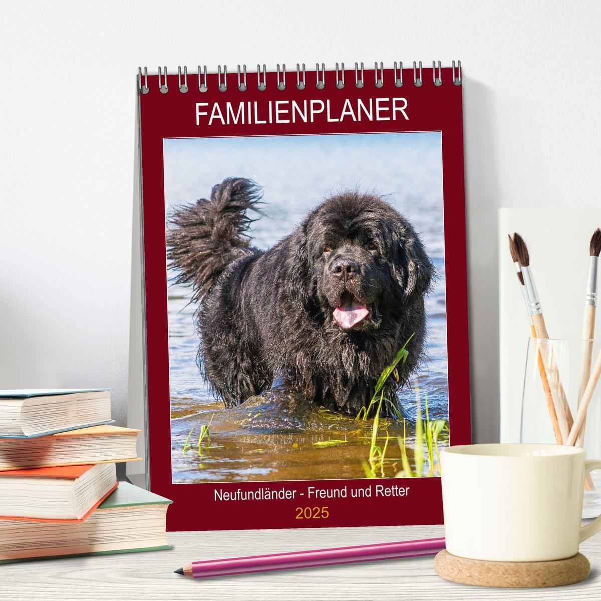 Bild: 9783435944309 | Familienplaner Neufundländer - Freund und Retter (Tischkalender...