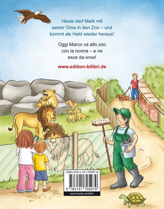 Rückseite: 9783191795979 | Im Zoo. Kinderbuch Deutsch-Italienisch | Ulrike Fischer (u. a.) | 2015