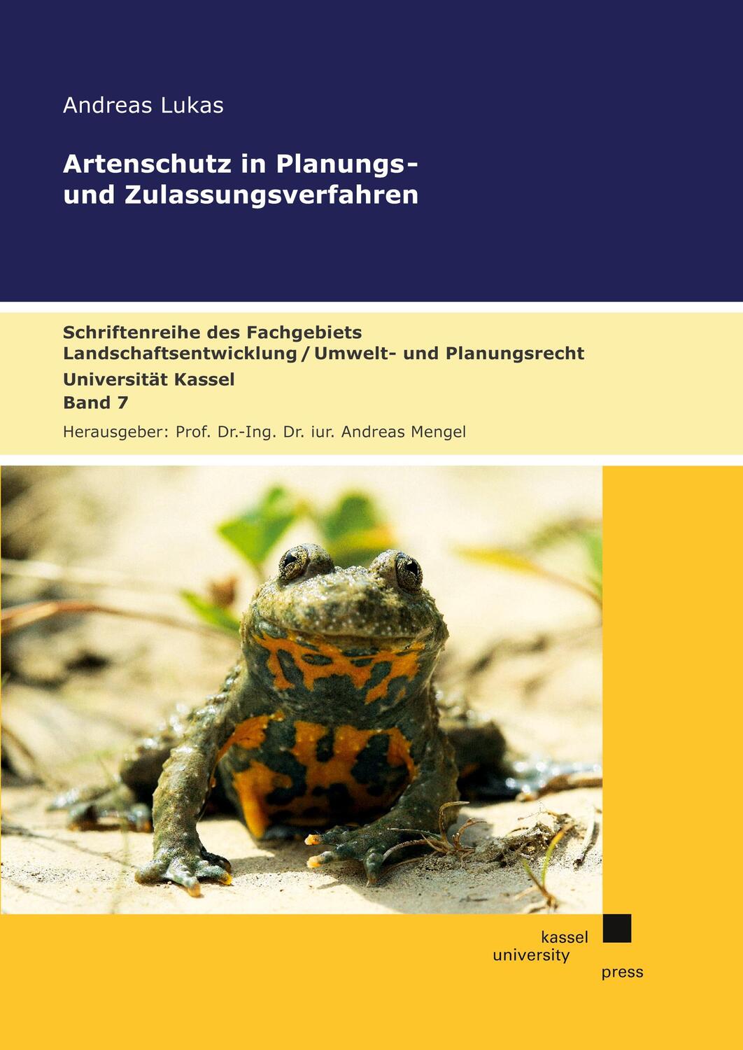 Cover: 9783737610230 | Artenschutz in Planungs- und Zulassungsverfahren | Andreas Lukas