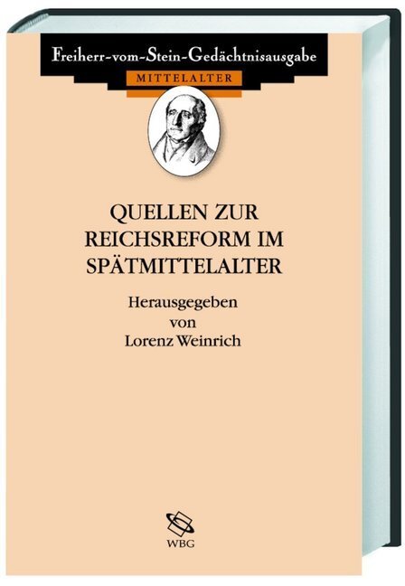 Cover: 9783534068777 | Quellen zur Reichsreform im Spätmittelalter | Lorenz Weinrich | Buch