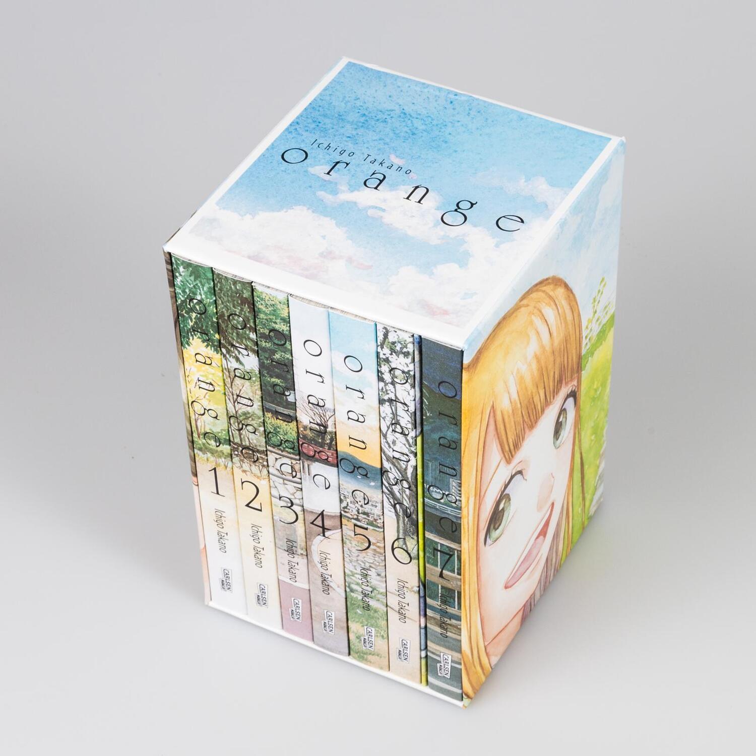 Bild: 9783551713391 | Orange, Bände 1-7 im Sammelschuber mit Extras | Ichigo Takano | Orange