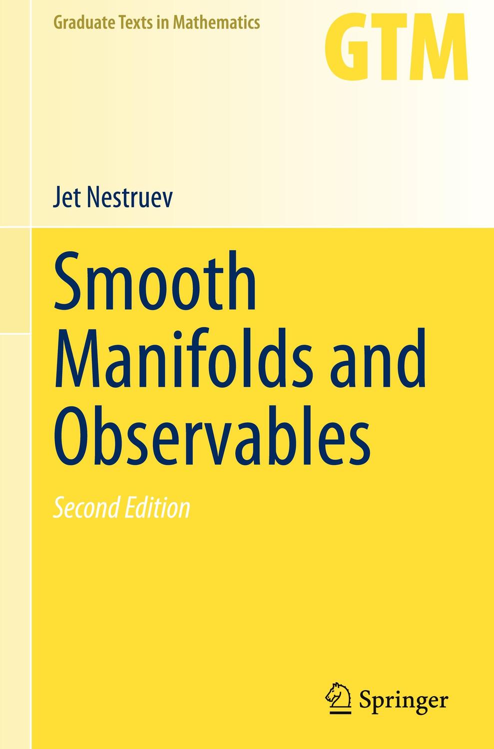 Cover: 9783030456498 | Smooth Manifolds and Observables | Jet Nestruev | Buch | Englisch