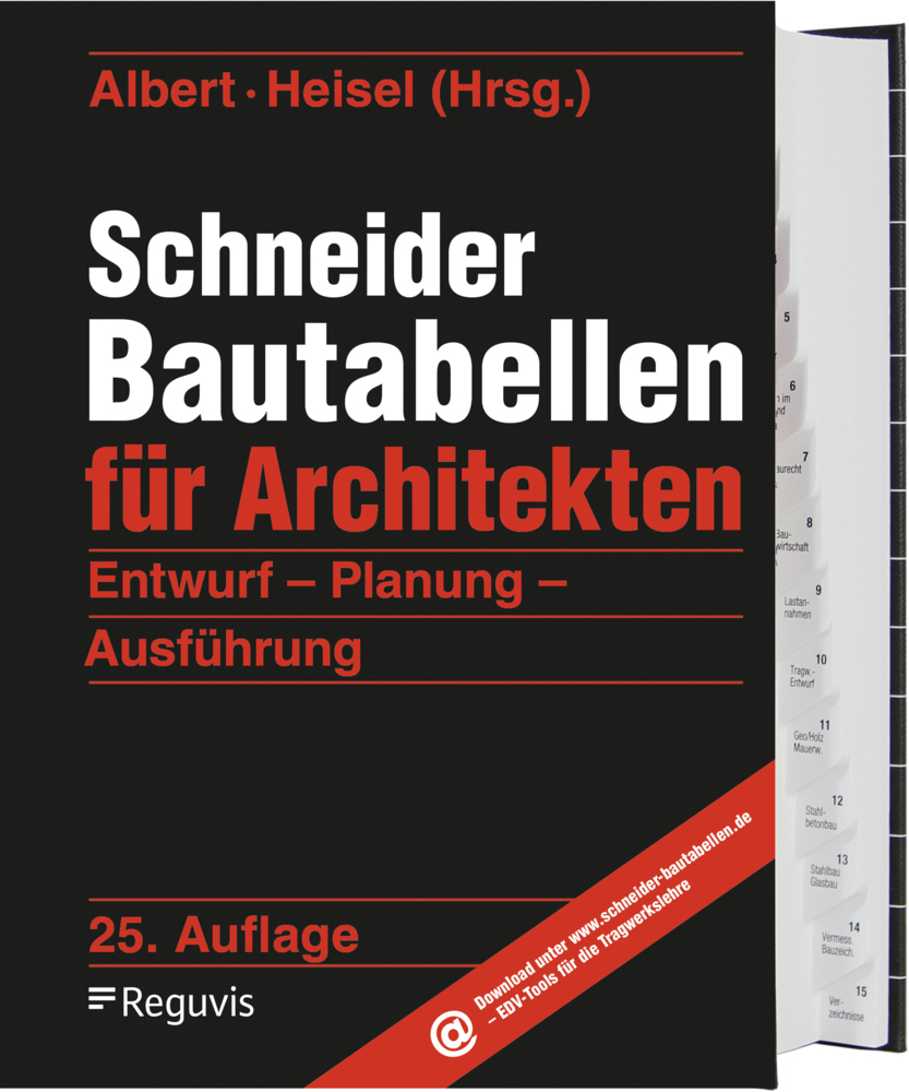 Cover: 9783846213155 | Schneider - Bautabellen für Architekten | Andrej Albert (u. a.) | Buch