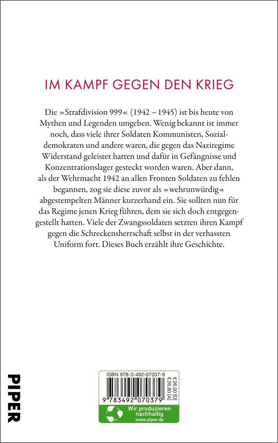 Rückseite: 9783492070379 | Soldaten im Widerstand | Joachim Käppner | Buch | Deutsch | 2022