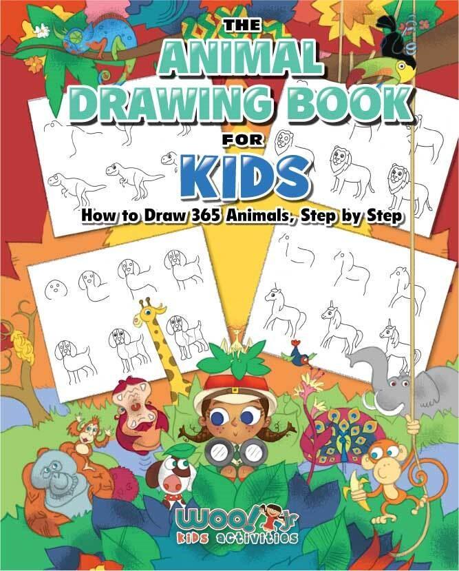 Bild: 9781642506396 | The Animal Drawing Book for Kids | Woo! Jr. Kids Activities | Buch