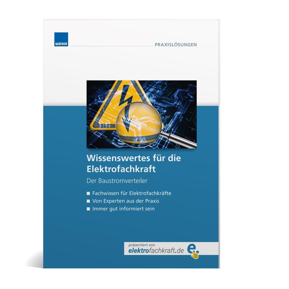 Cover: 9783811124462 | Wissenswertes für die Elektrofachkraft - Der Baustromverteiler | Buch