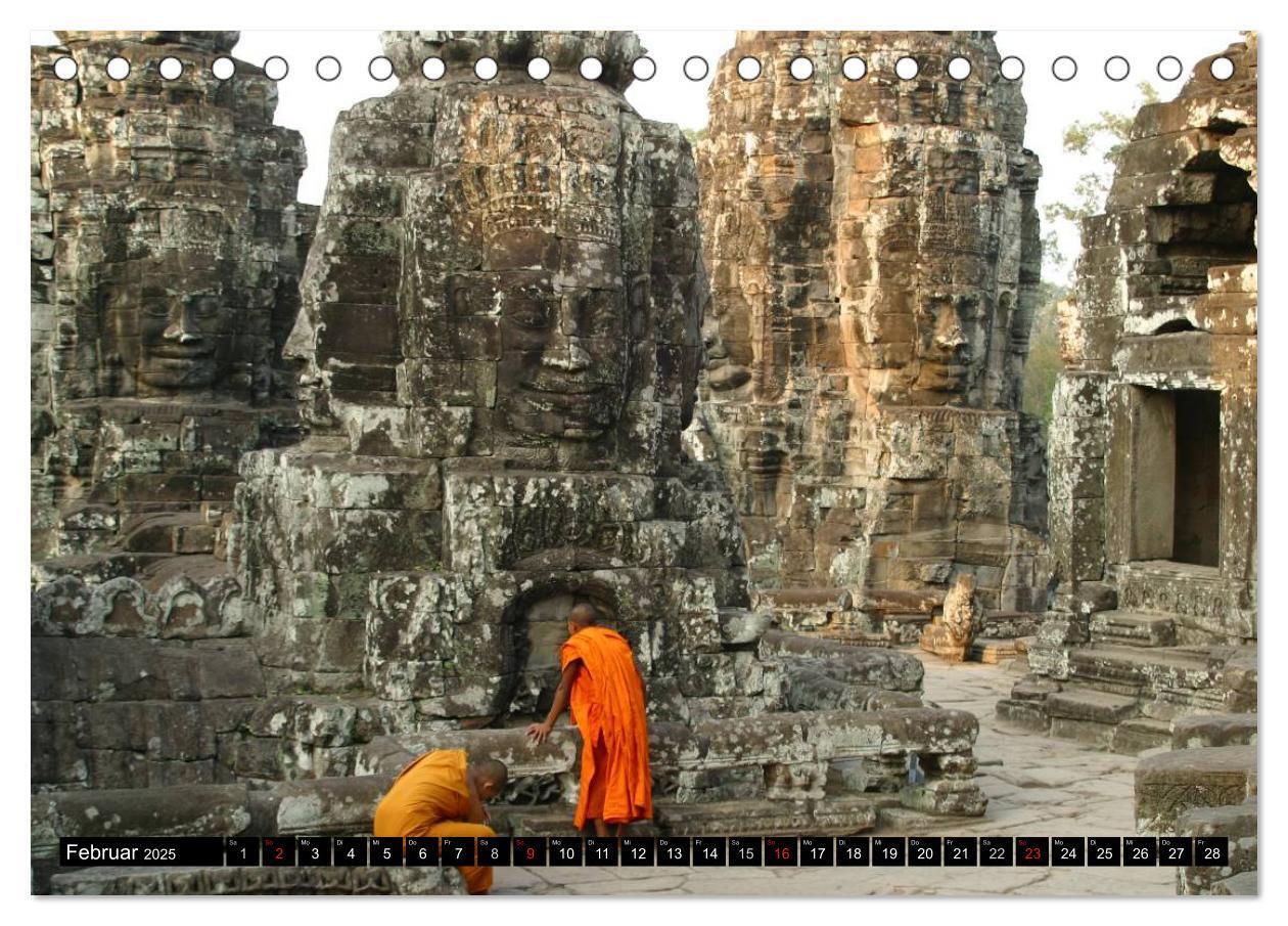 Bild: 9783435616701 | Kambodscha - Angkor Wat (Tischkalender 2025 DIN A5 quer), CALVENDO...