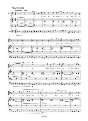 Bild: 9790006521654 | Requiem d-Moll op.48, Bearbeitet für Soli, Chor und Orgel, Orgelauszug