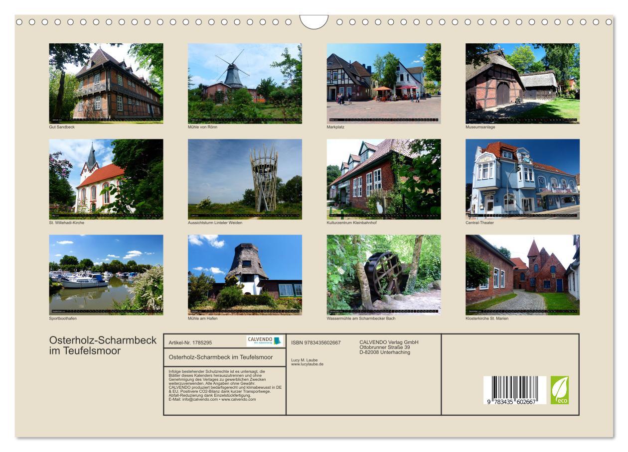 Bild: 9783435602667 | Osterholz-Scharmbeck im Teufelsmoor (Wandkalender 2025 DIN A3...