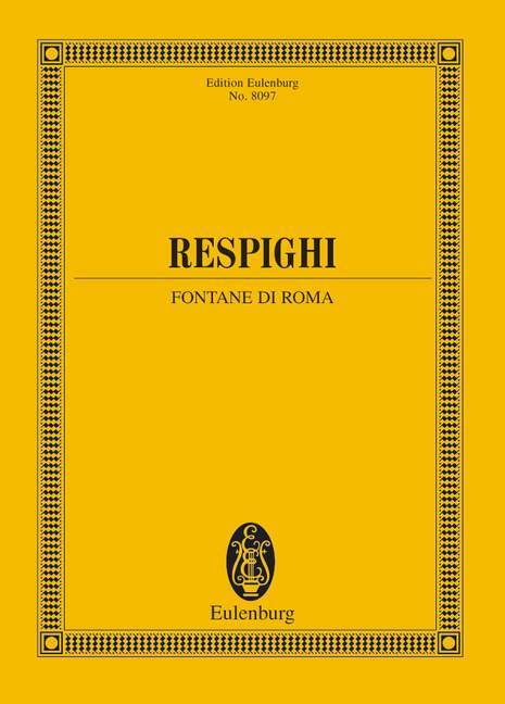 Cover: 9783795764906 | Fontane di Roma | Ottorino Respighi | Buch | 88 S. | Deutsch | 2010