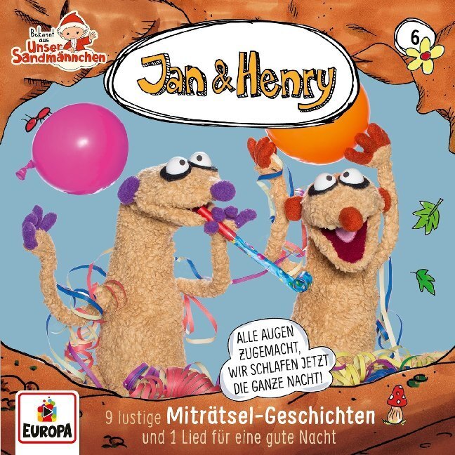 Cover: 190758753621 | Jan & Henry 06. 9 lustige Miträtsel-Geschichten und 1 Lied | Audio-CD