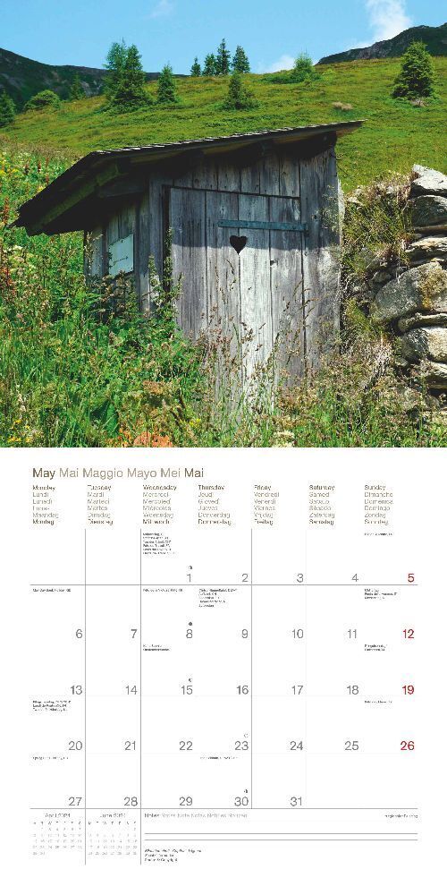Bild: 4002725986863 | Toilets Around the World 2024 - Wand-Kalender - Broschüren-Kalender...